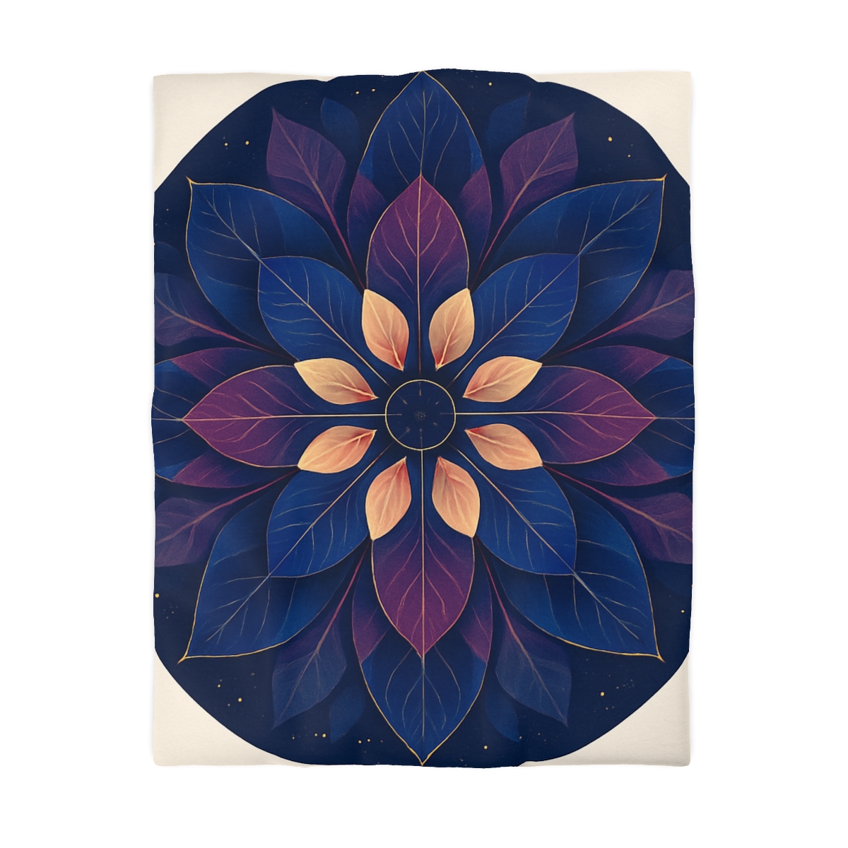 Petal Prism Mandala designer printed duvets