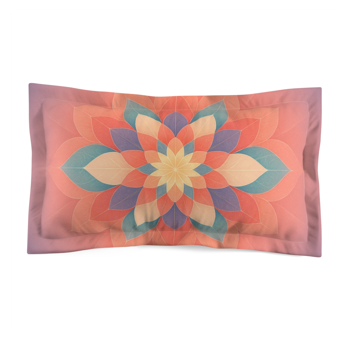 Petal Prism Mandala trendy accent pillows