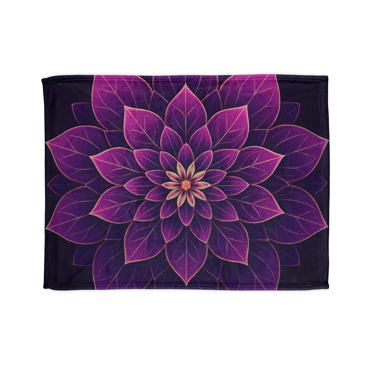 Petal Prism Mandala custom blankets