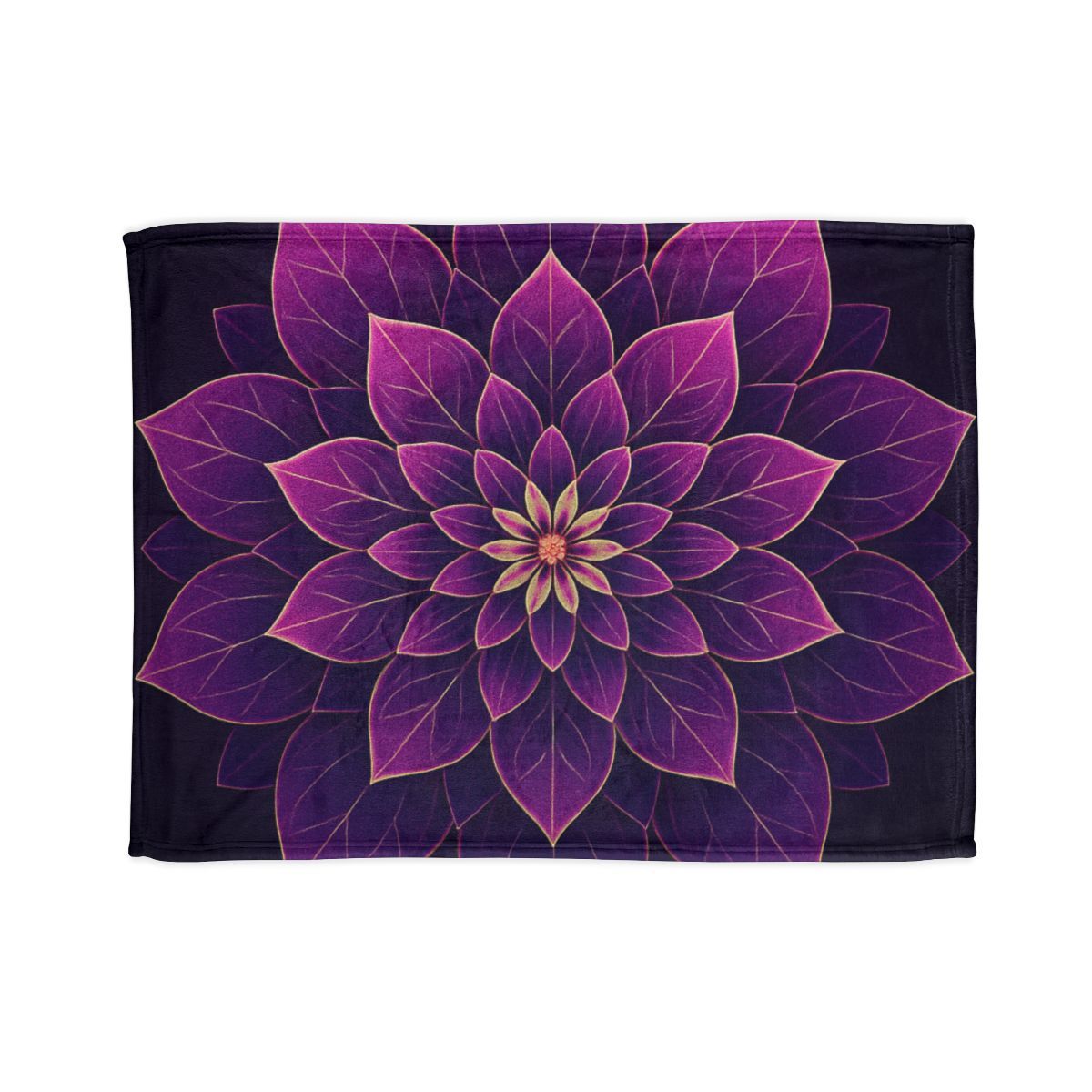 Petal Prism Mandala custom blankets