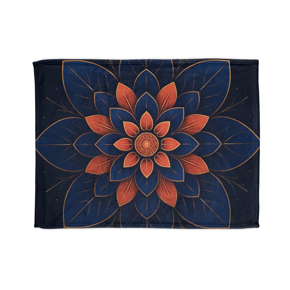 Petal Prism Medallion stylish throw blankets