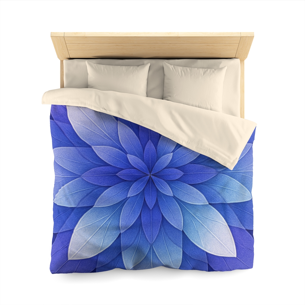 Petal Prism Overlap designer printed duvets