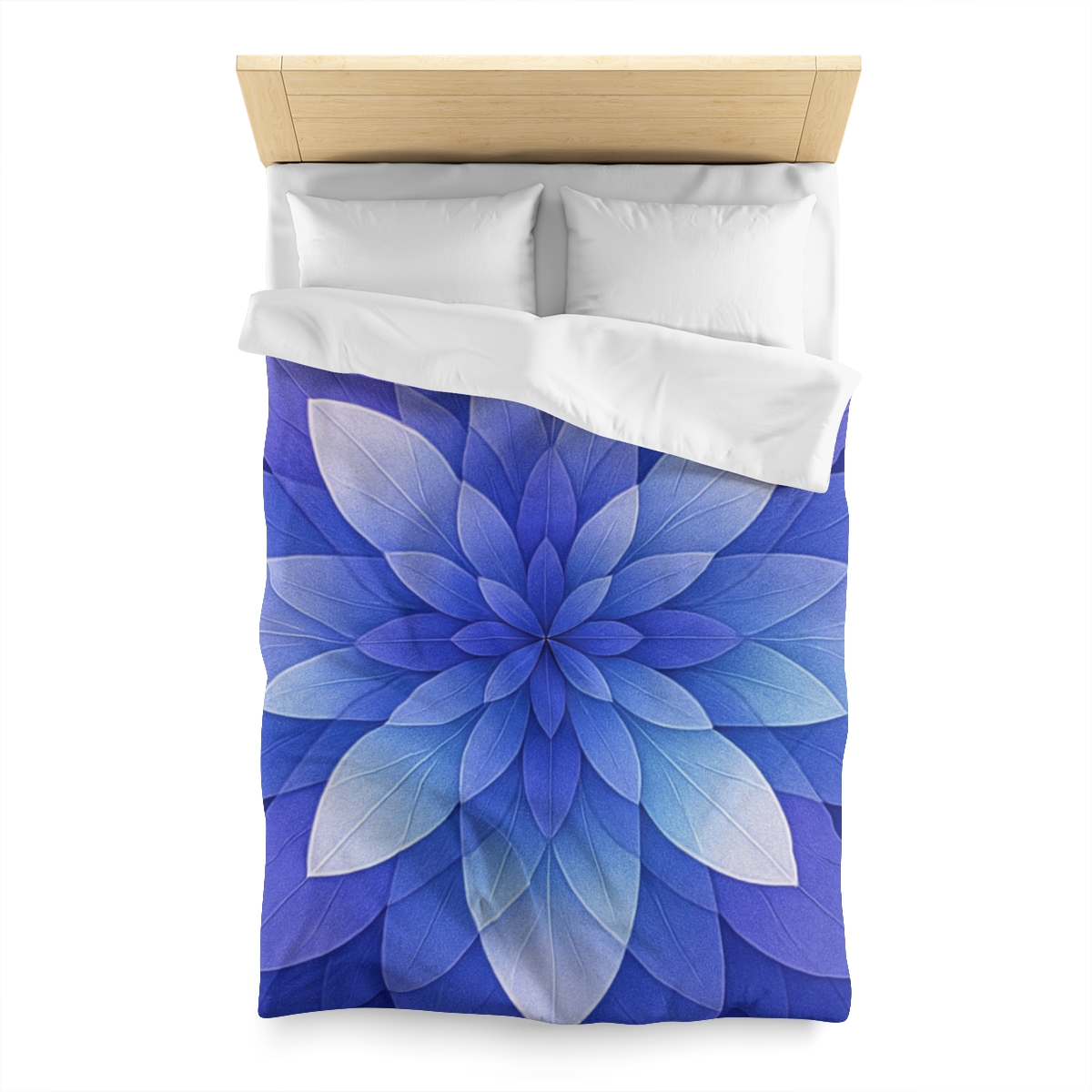 Petal Prism Overlap designer printed duvets