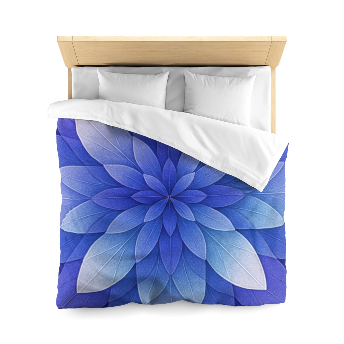 Petal Prism Overlap designer printed duvets