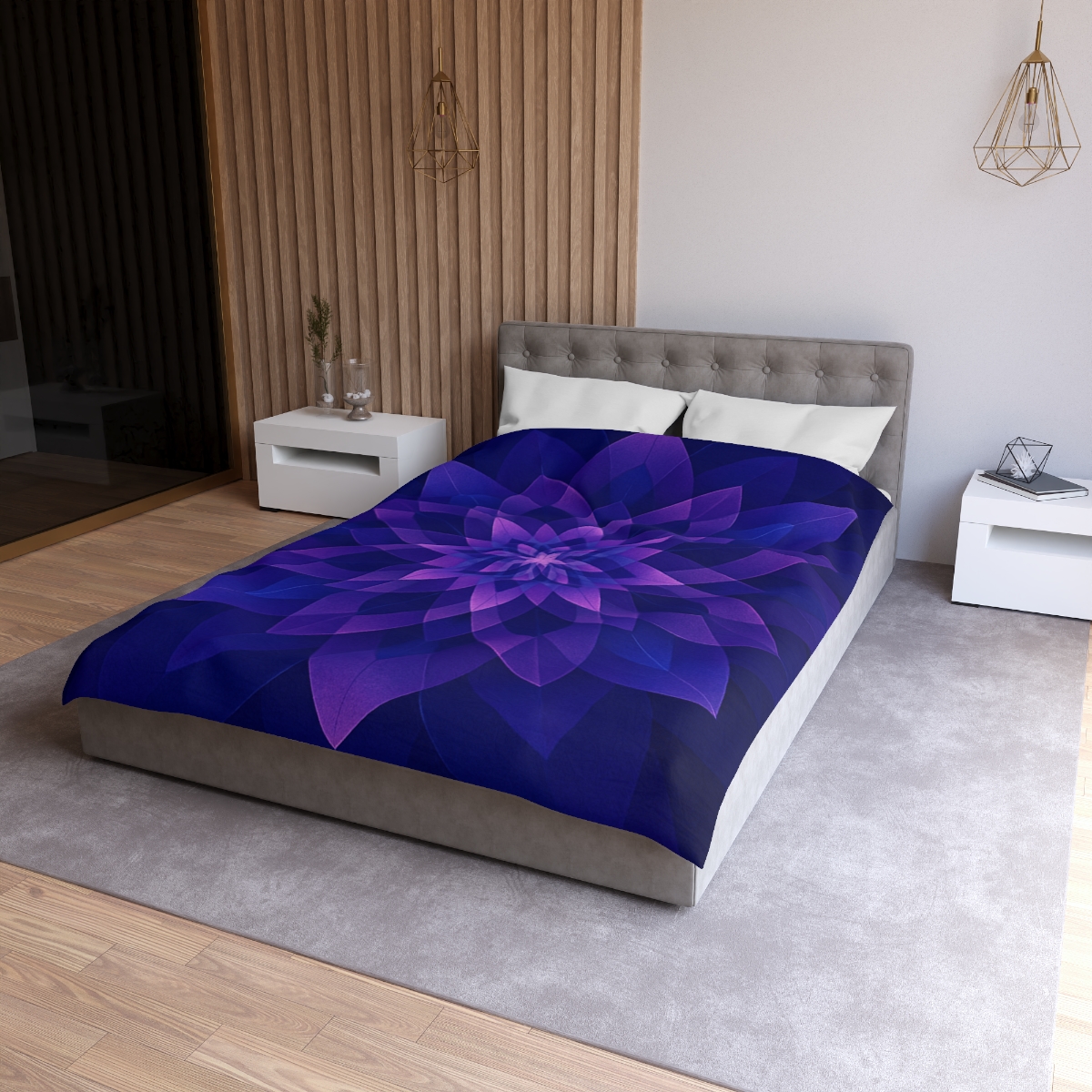 Petal Prism Overlap personalized bedding duvets