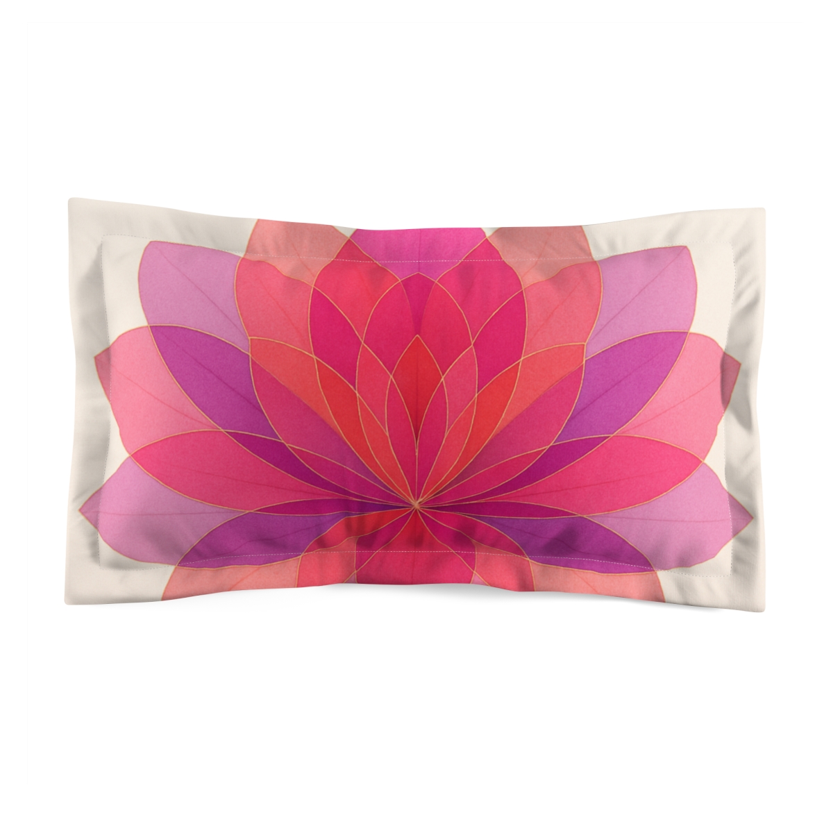 Petal Prism Overlap stylish throw pillows