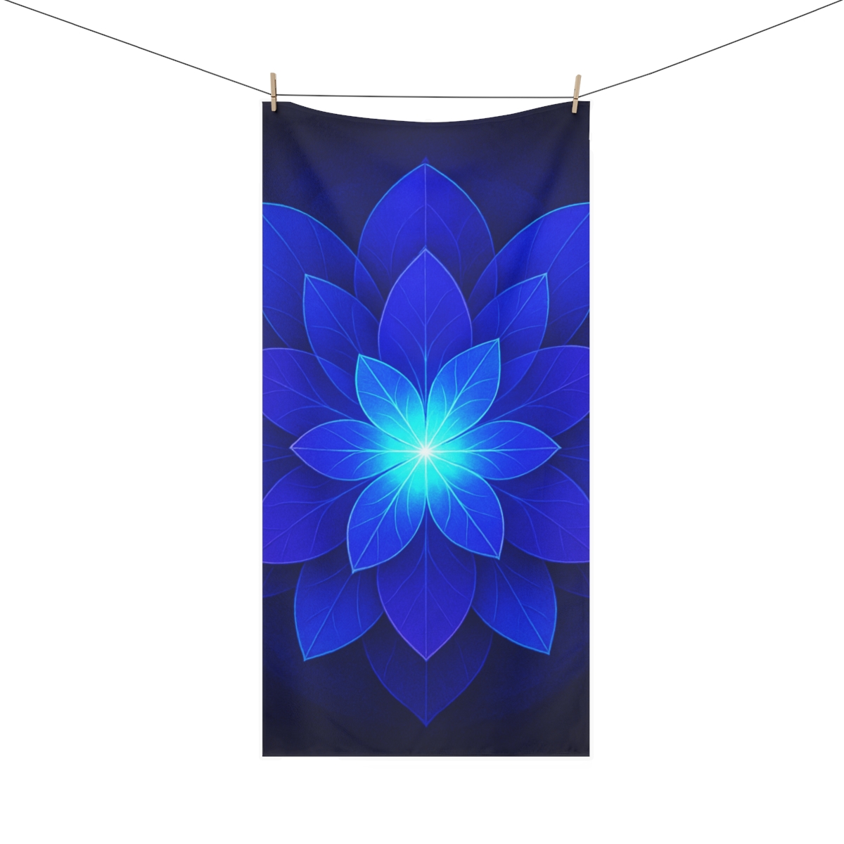 Petal Prism Overlap comfortable face towels