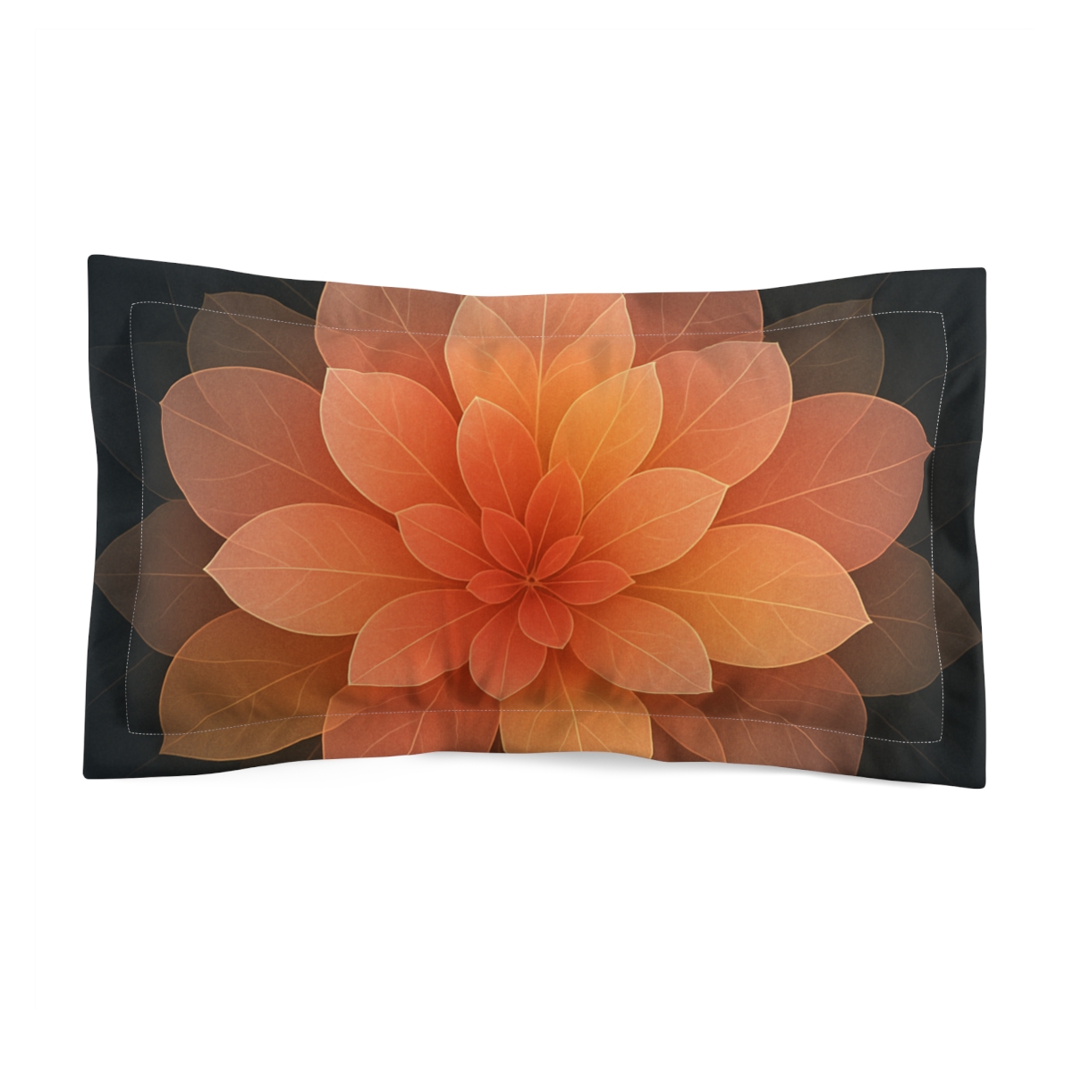 Petal Prism Overlap designer printed pillows
