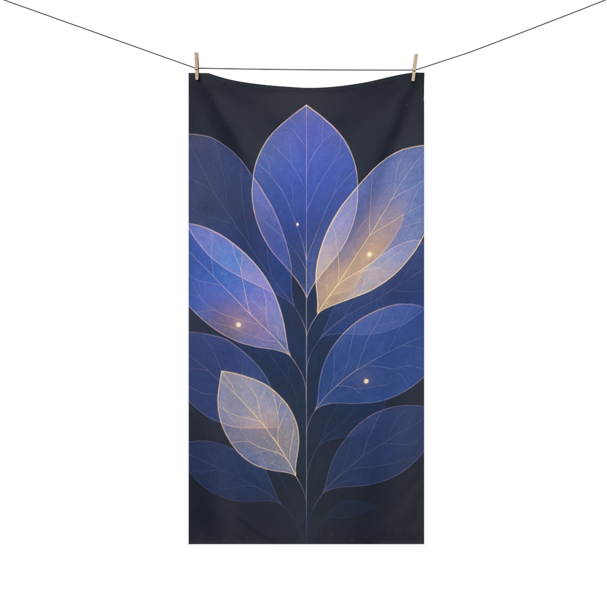 Petal Prism Overlap personalized bath towels