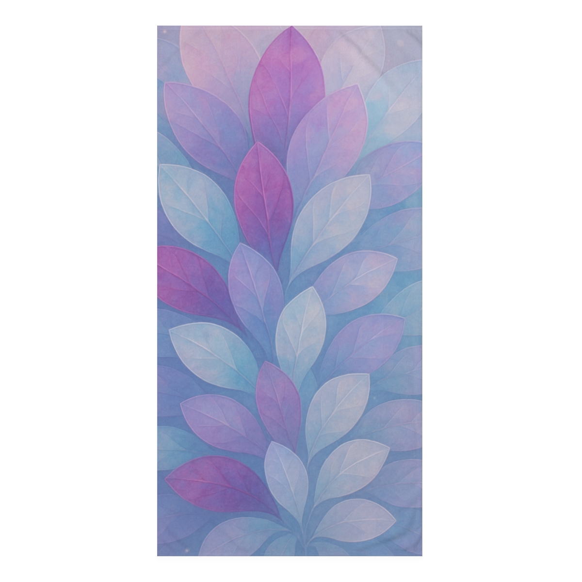 Petal Prism Overlap designer printed towels