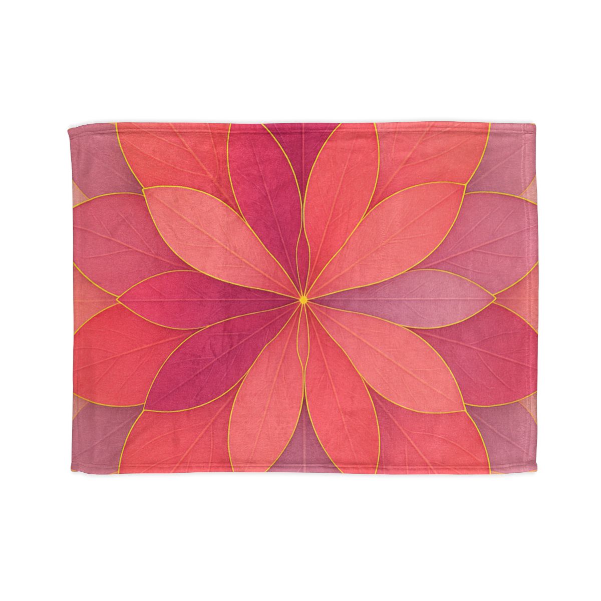 Petal Prism Overlap warm winter blankets