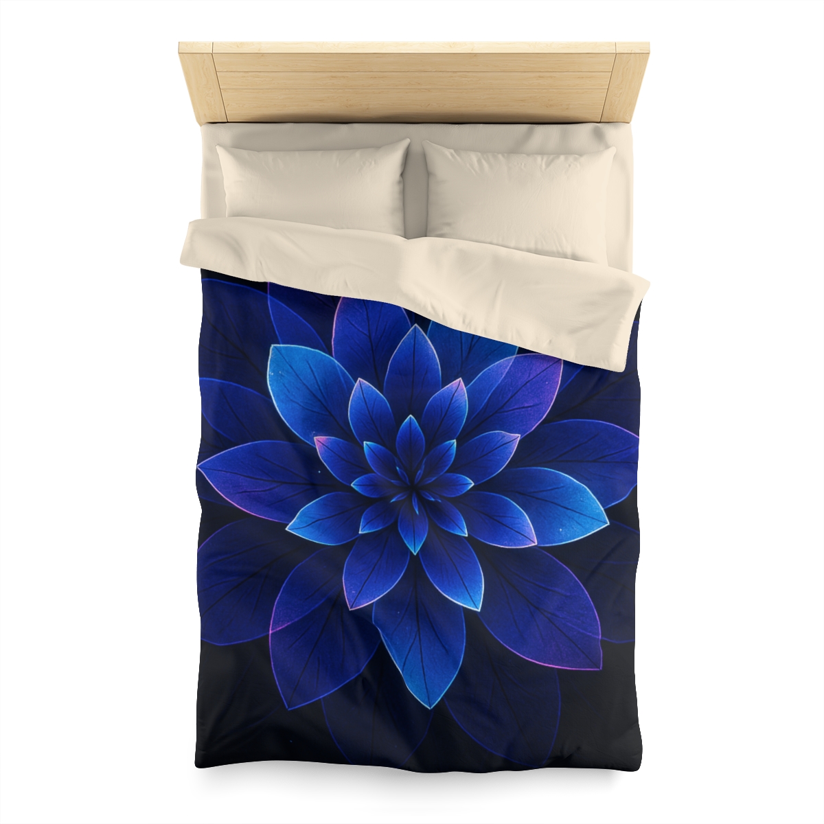 Petal Prism Overlap designer printed duvets