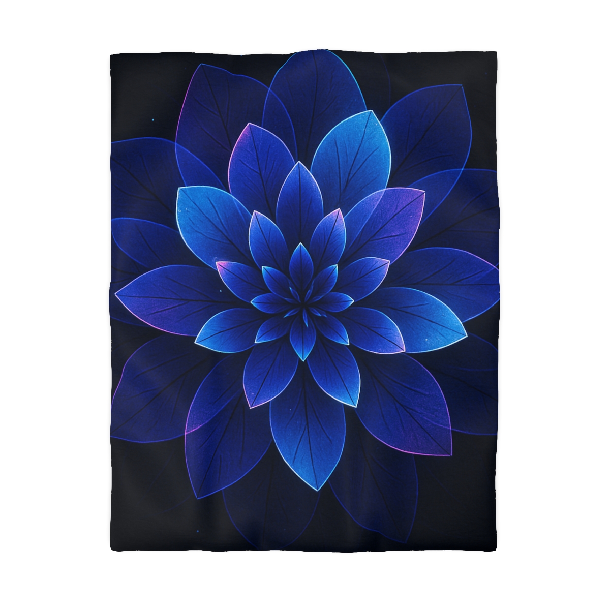 Petal Prism Overlap designer printed duvets