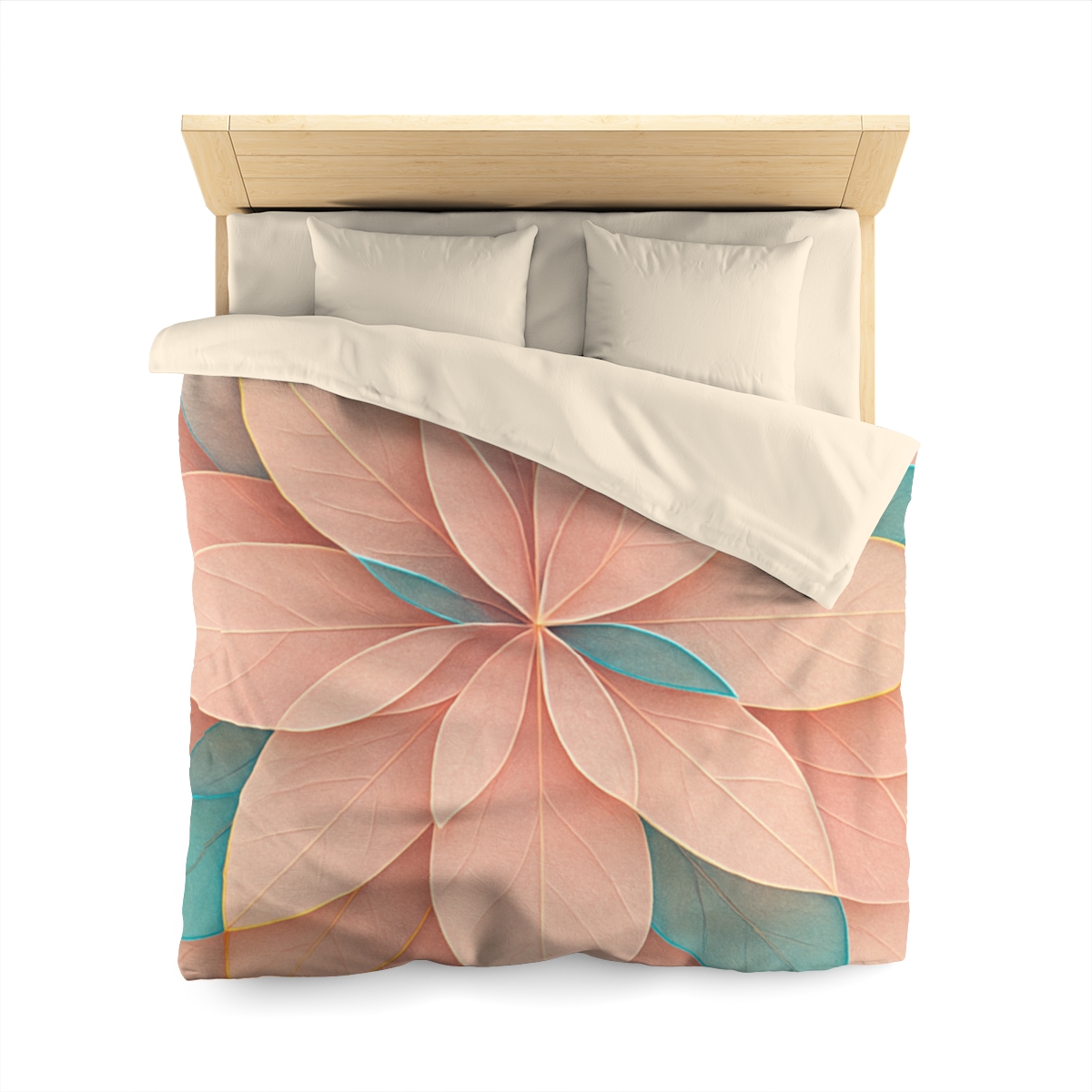 Petal Prism Overlap designer printed duvets