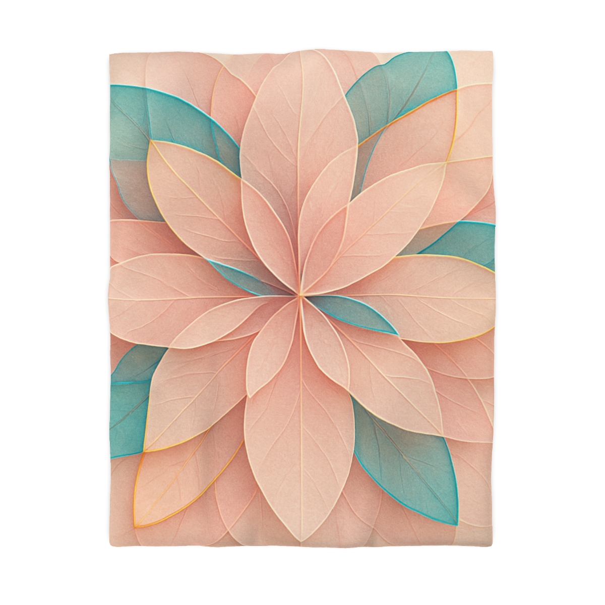 Petal Prism Overlap designer printed duvets