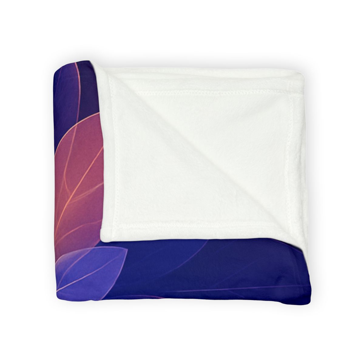 Petal Prism Overlap decorative home blankets