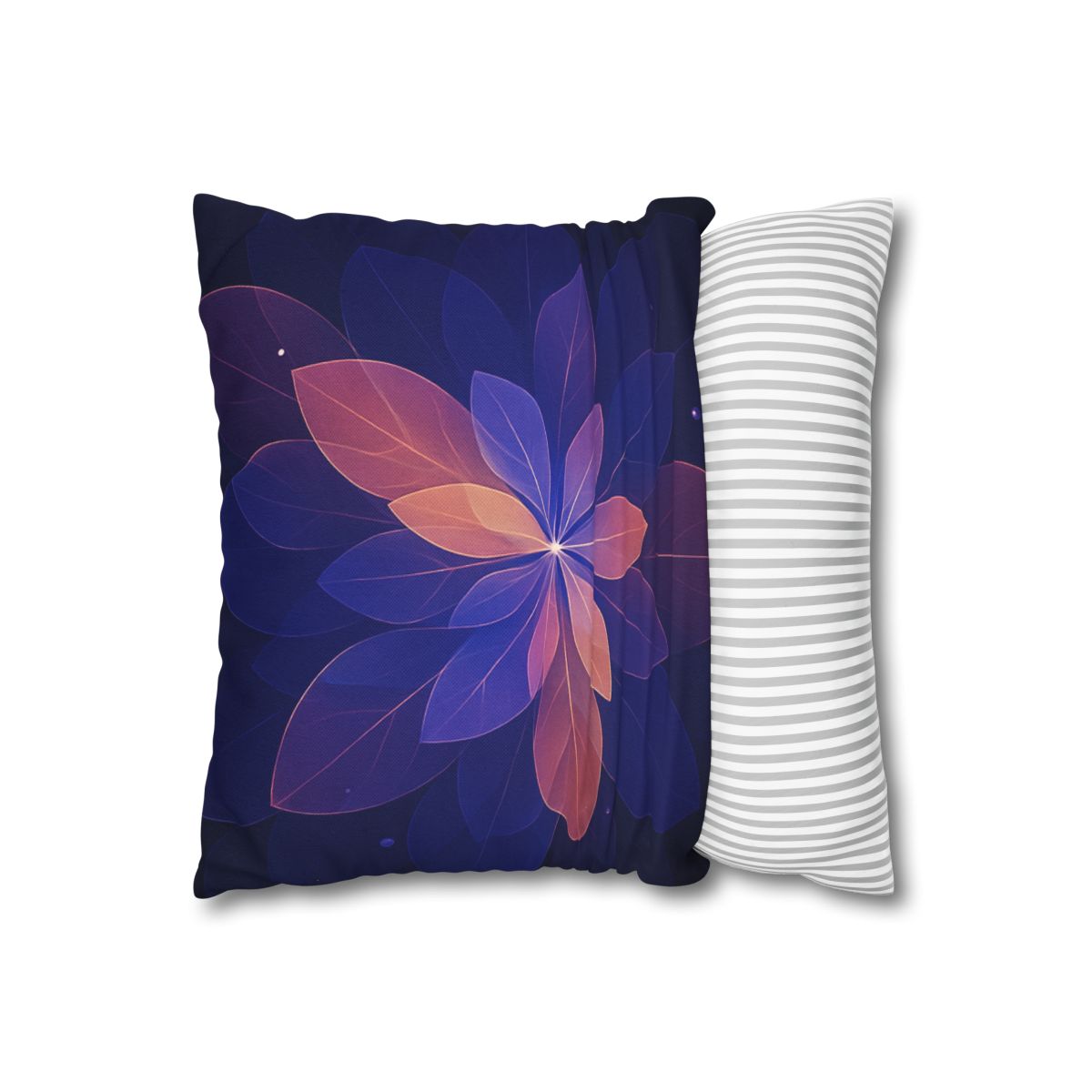 Petal Prism Overlap soft cotton pillow cases