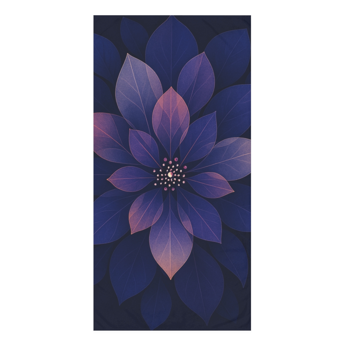 Petal Prism Overlap comfortable face towels