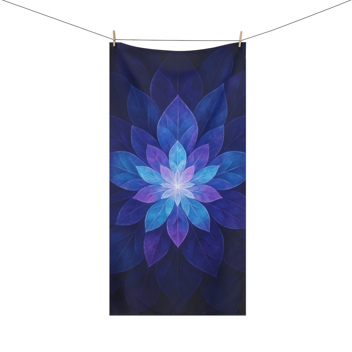 Petal Prism Overlap comfortable face towels