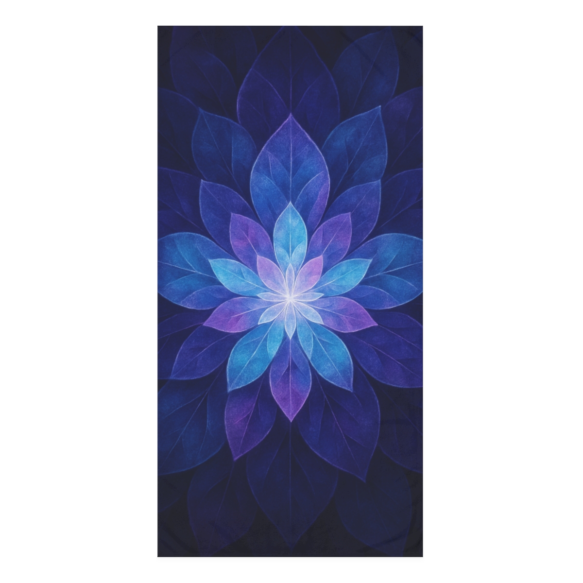 Petal Prism Overlap comfortable face towels