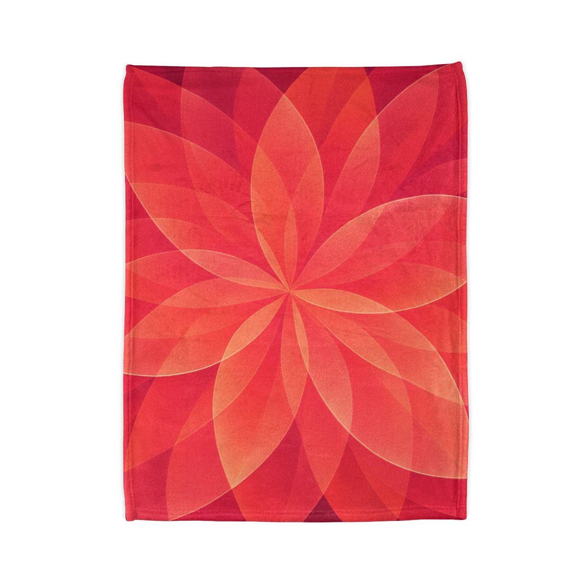Petal Prism Overlap stylish throw blankets