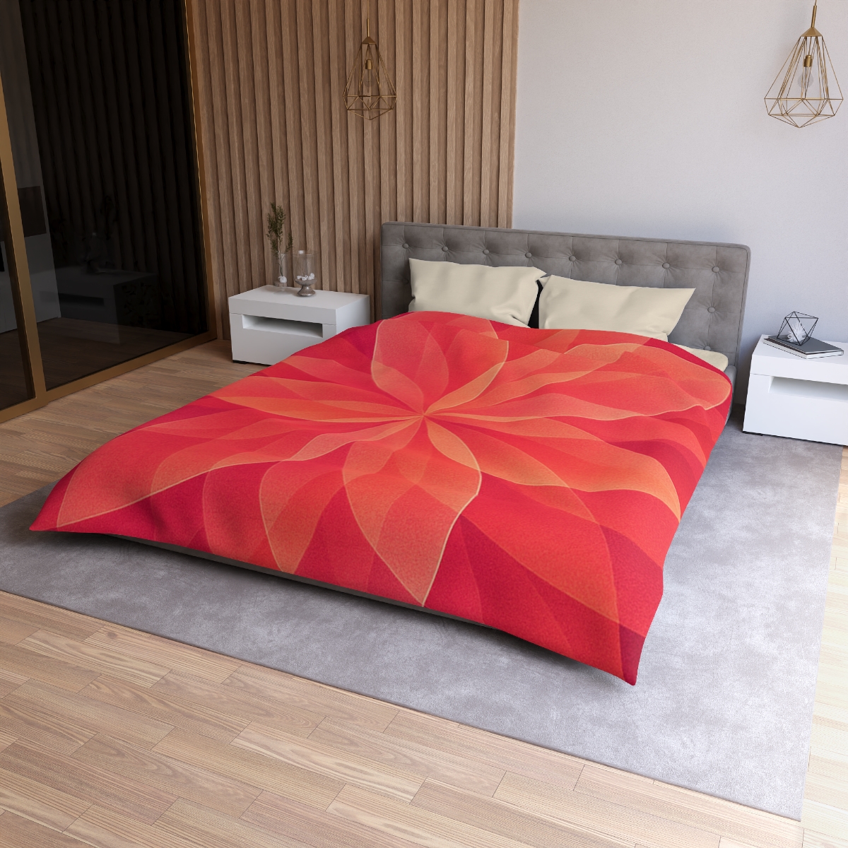 Petal Prism Overlap unique patterned duvets