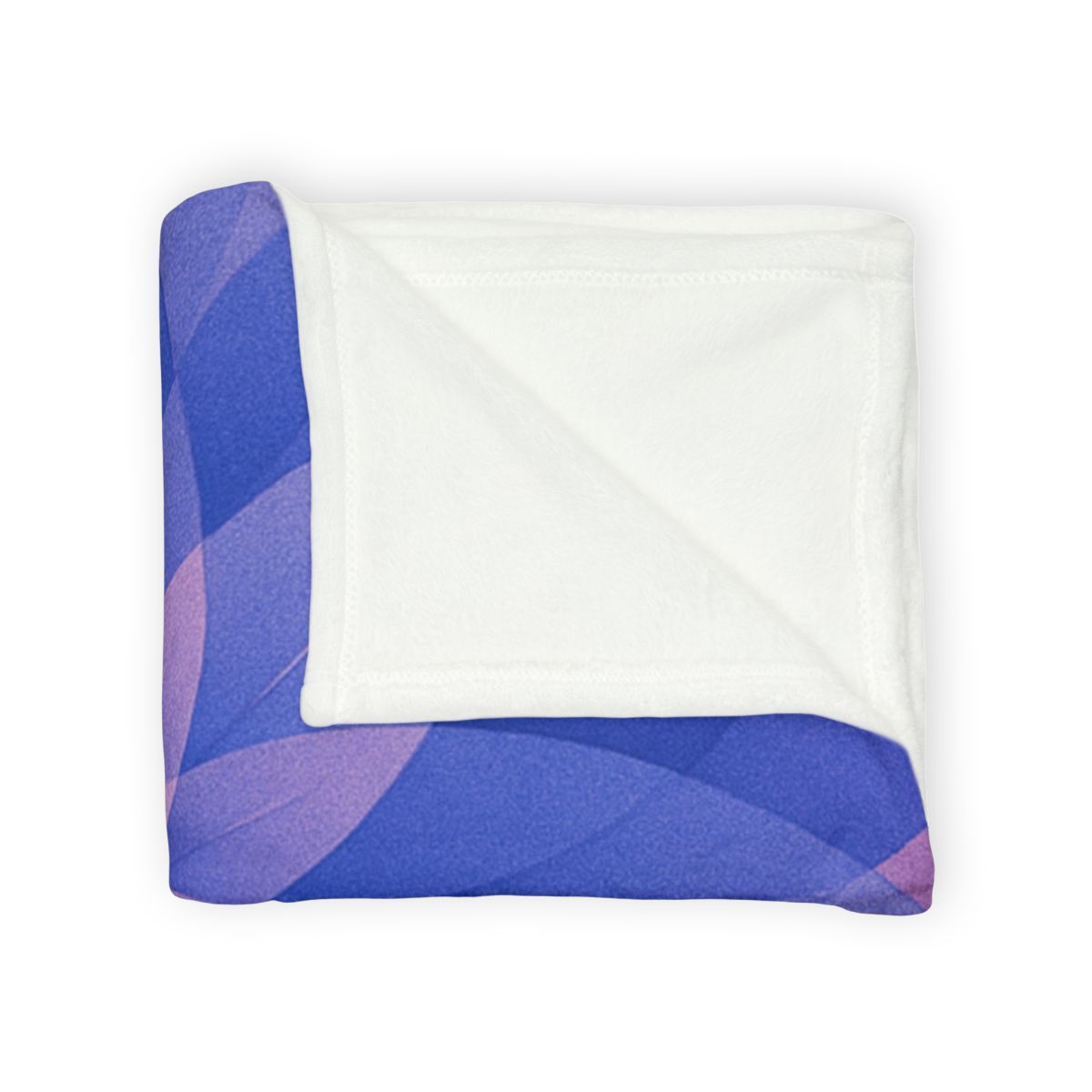 Petal Prism Overlap soft fleece blankets