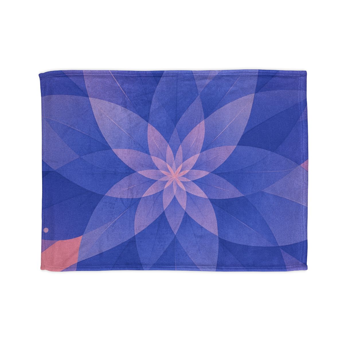 Petal Prism Overlap soft fleece blankets