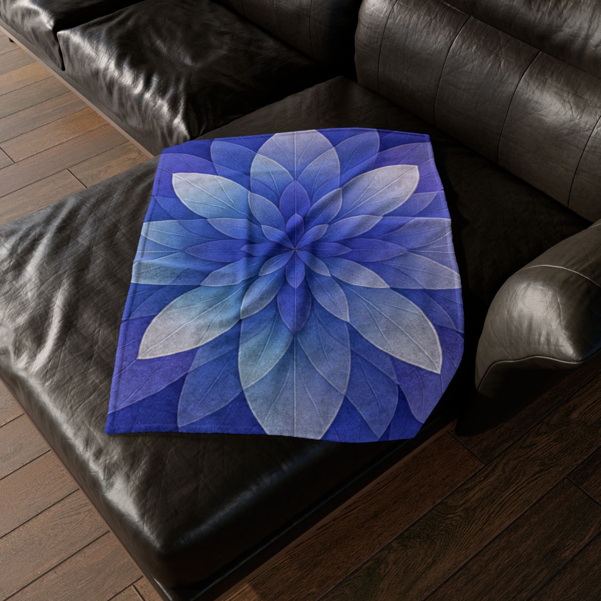 Petal Prism Overlap designer printed blankets