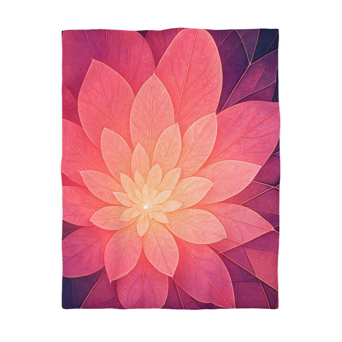 Petal Prism Overlap custom duvets