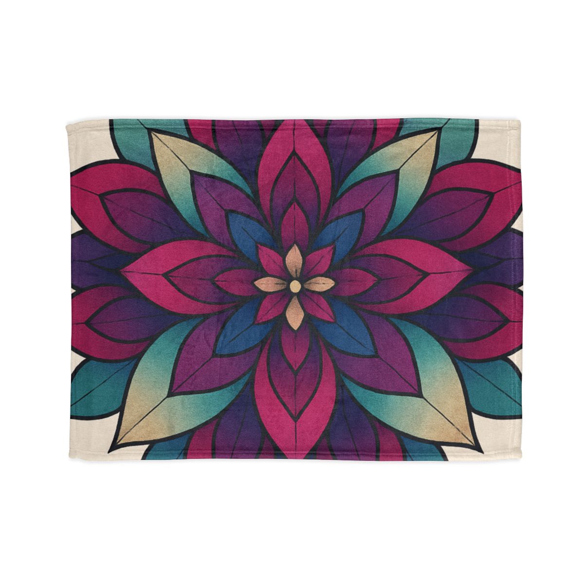Petal Prism Overlap trendy patterned blankets