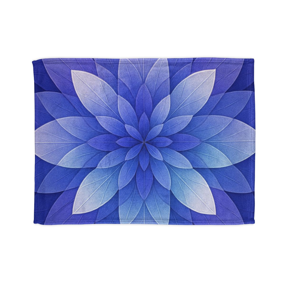 Petal Prism Overlap designer printed blankets