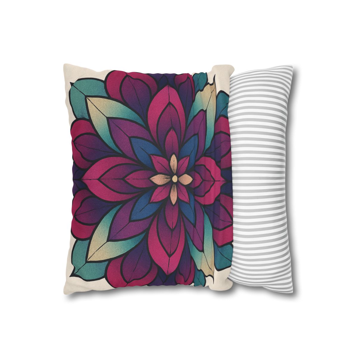 Petal Prism Overlap custom pillow cases