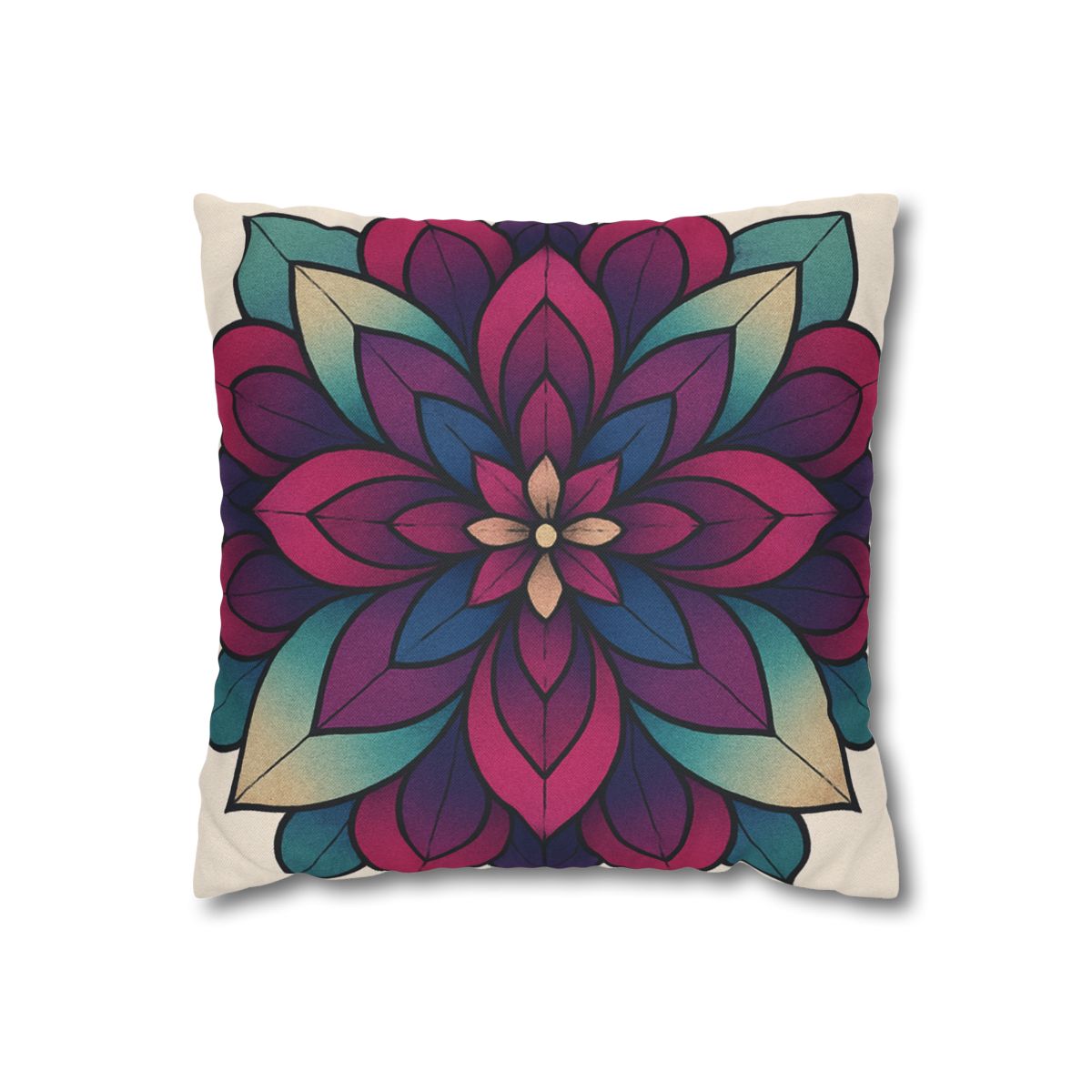 Petal Prism Overlap custom pillow cases