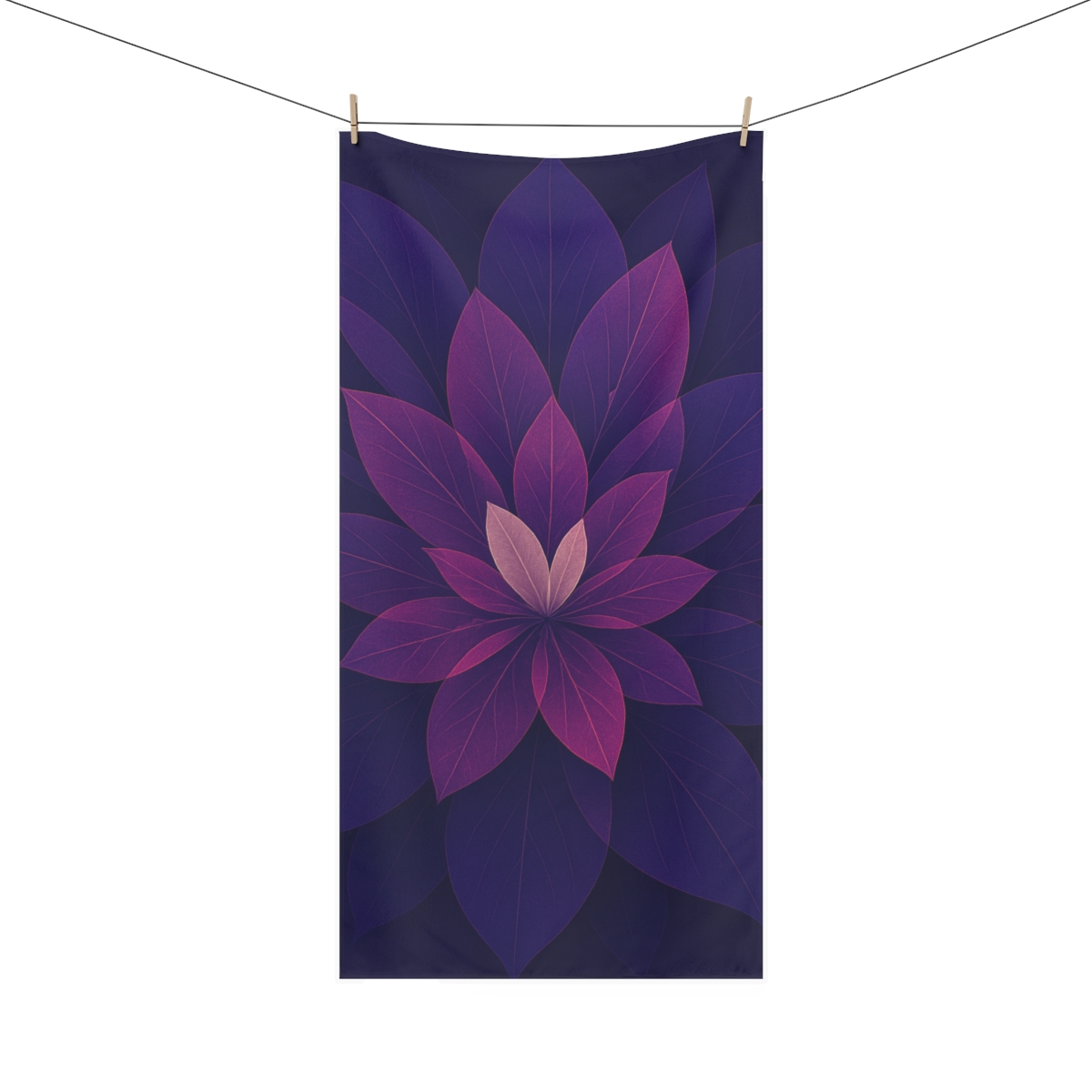 Petal Prism Overlap stylish beach towels