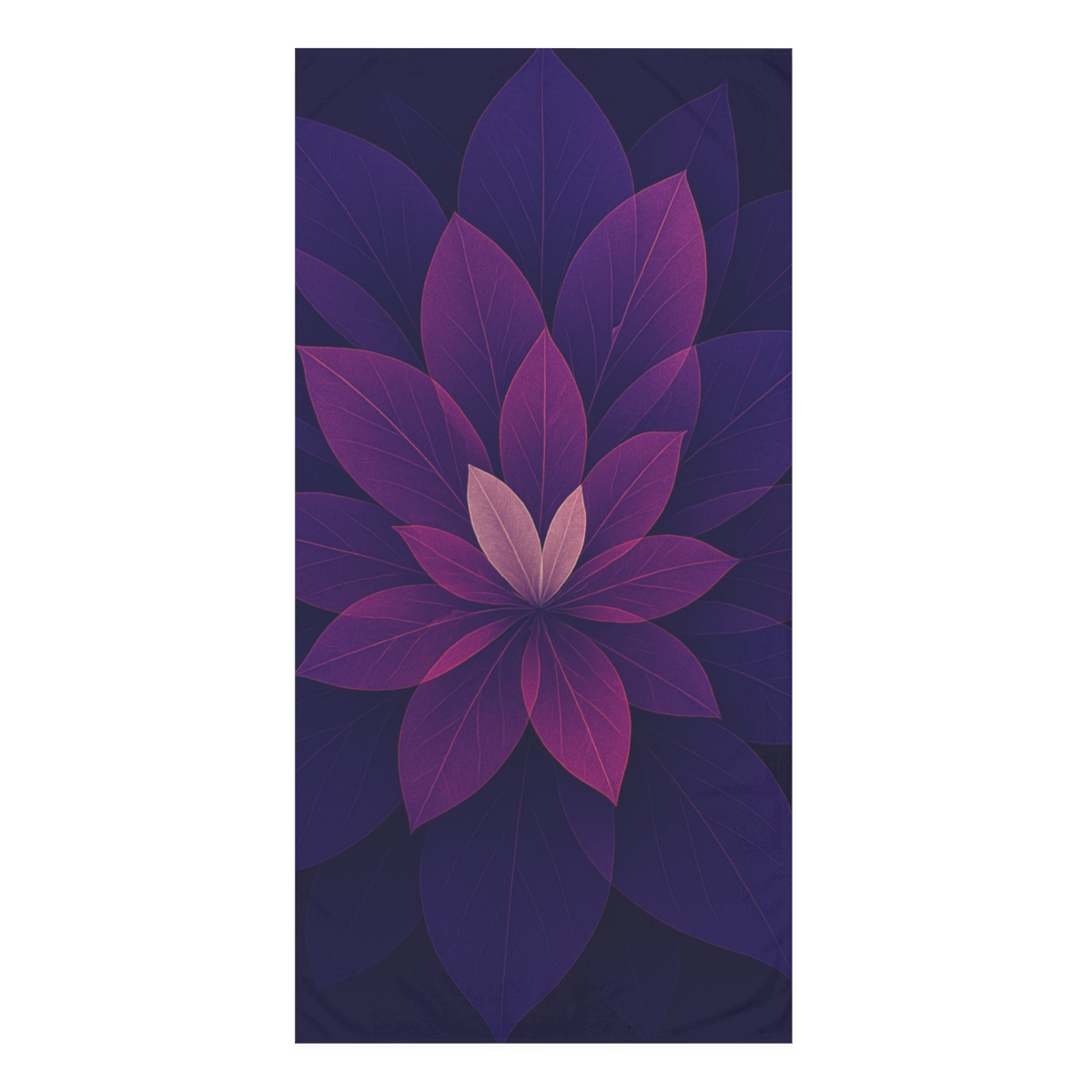Petal Prism Overlap stylish beach towels