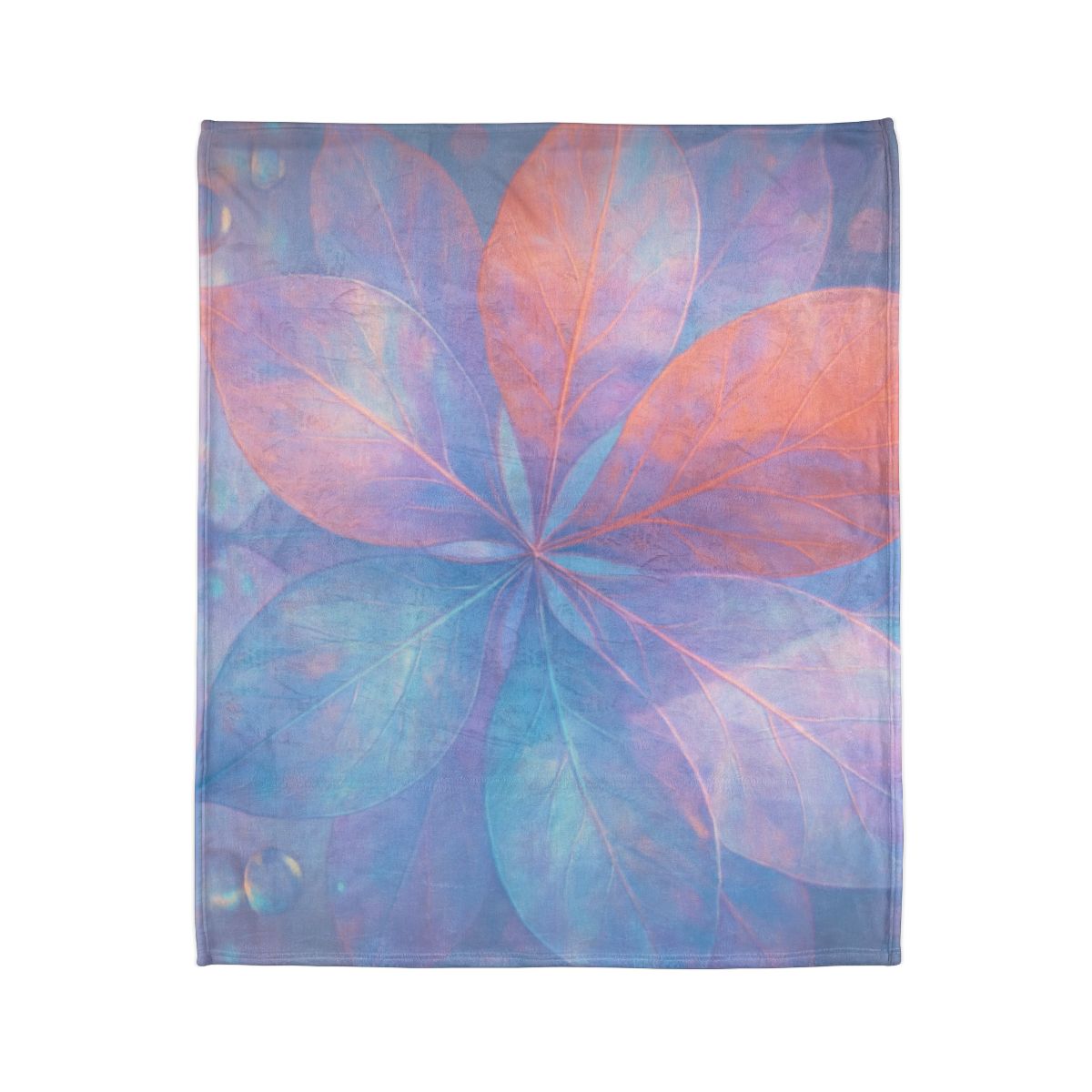 Petal Prism Overlay designer printed blankets
