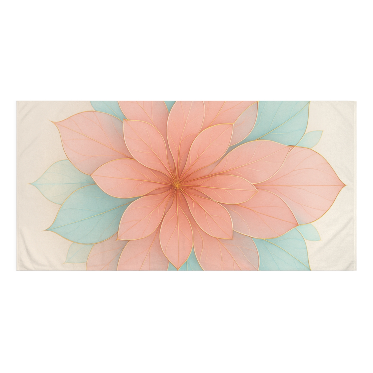 Petal Prism Overlays decorative home towelscustom towels