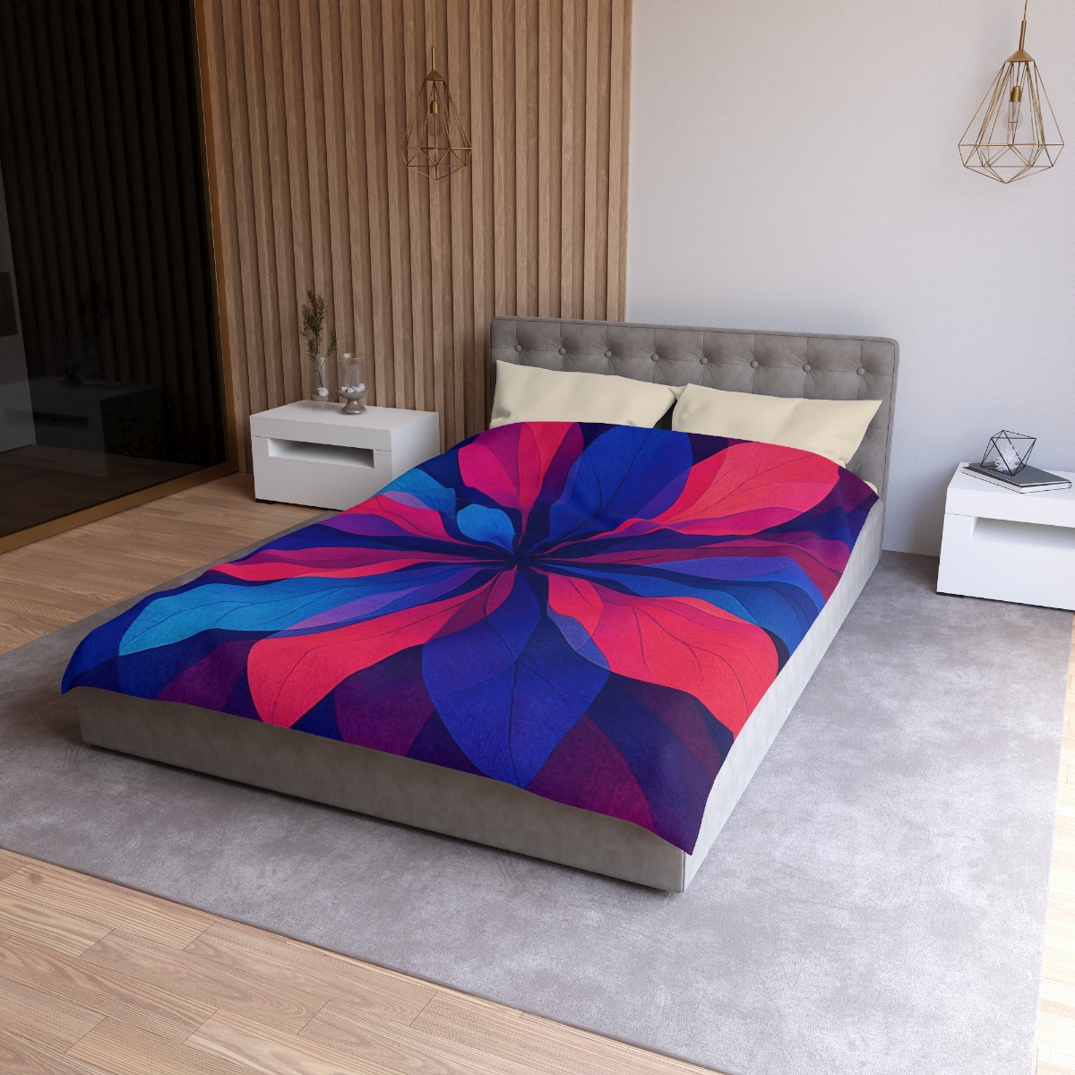 Petal Prism Overprint unique patterned duvets