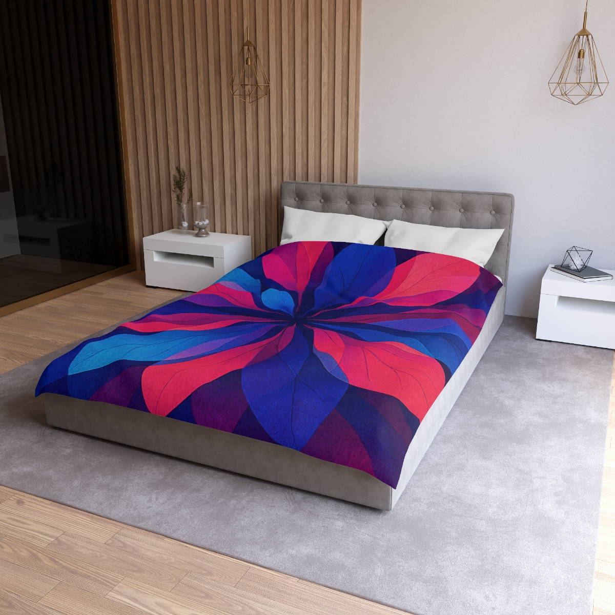 Petal Prism Overprint unique patterned duvets