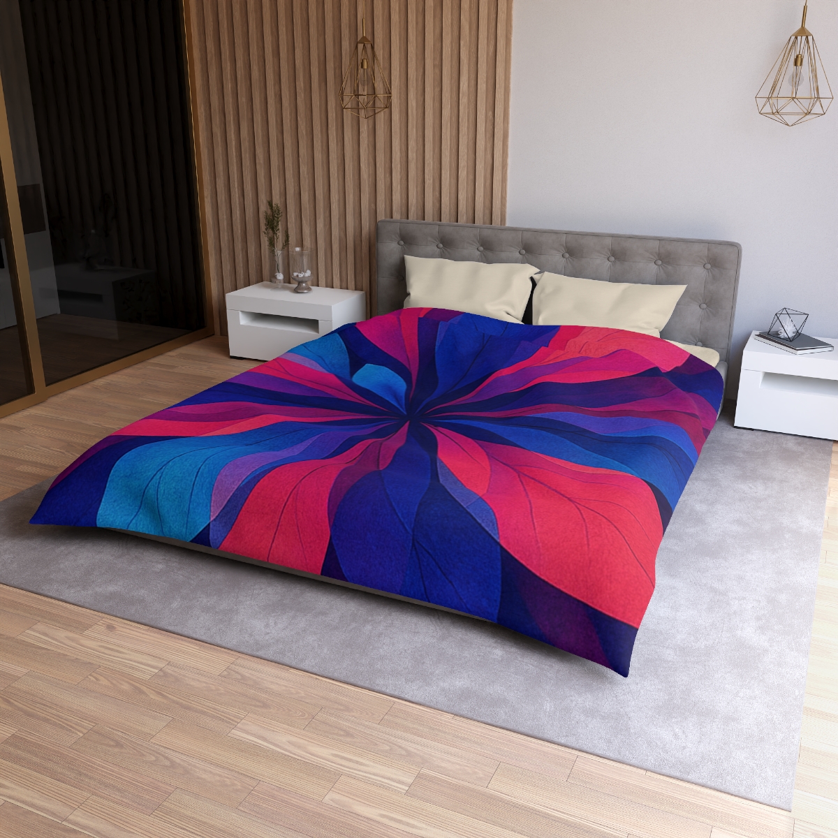 Petal Prism Overprint unique patterned duvets