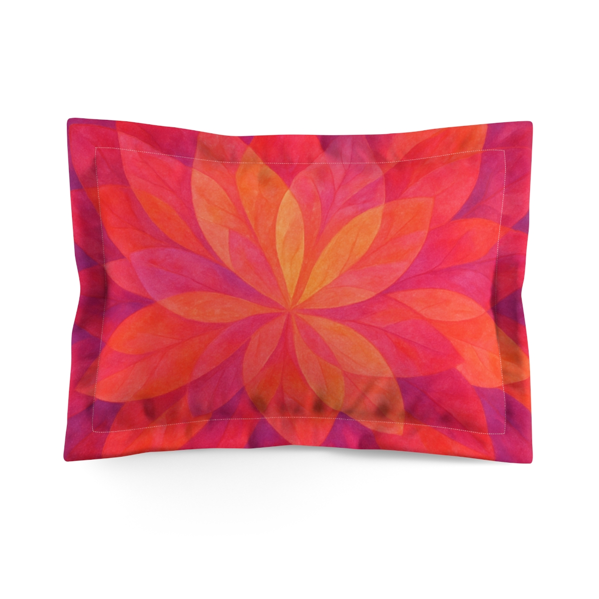 Petal Prism Radiance designer printed pillows