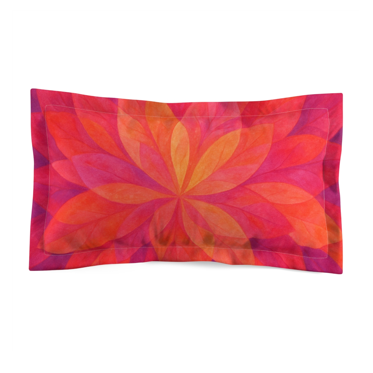 Petal Prism Radiance designer printed pillows