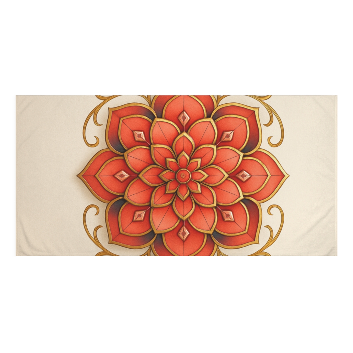 Petal Prism Rosette comfortable face towels