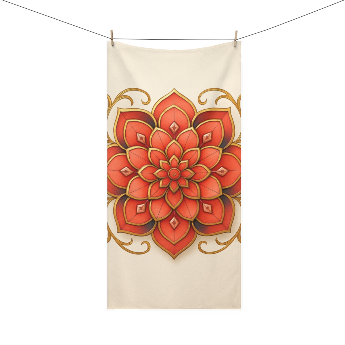 Petal Prism Rosette comfortable face towels