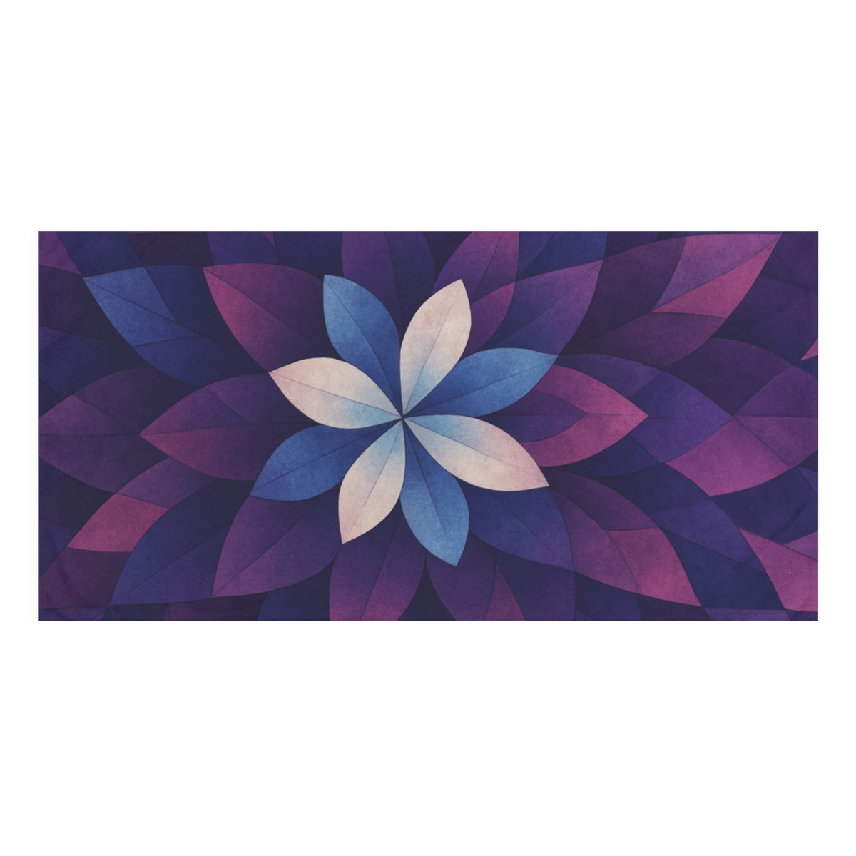 Petal Prism Tessellation personalized bath towels