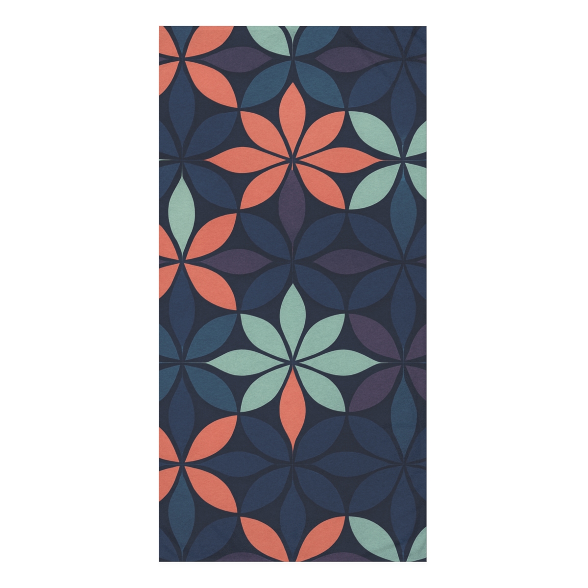 Petal Prism Tessellation decorative home towels