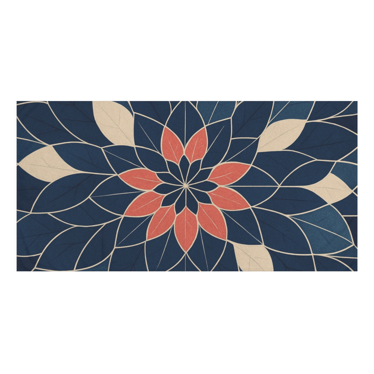 Petal Prism Tessellation trendy hand towels