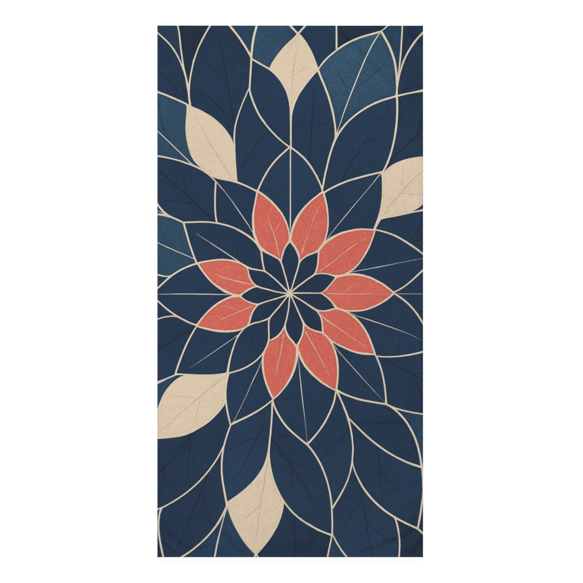 Petal Prism Tessellation trendy hand towels