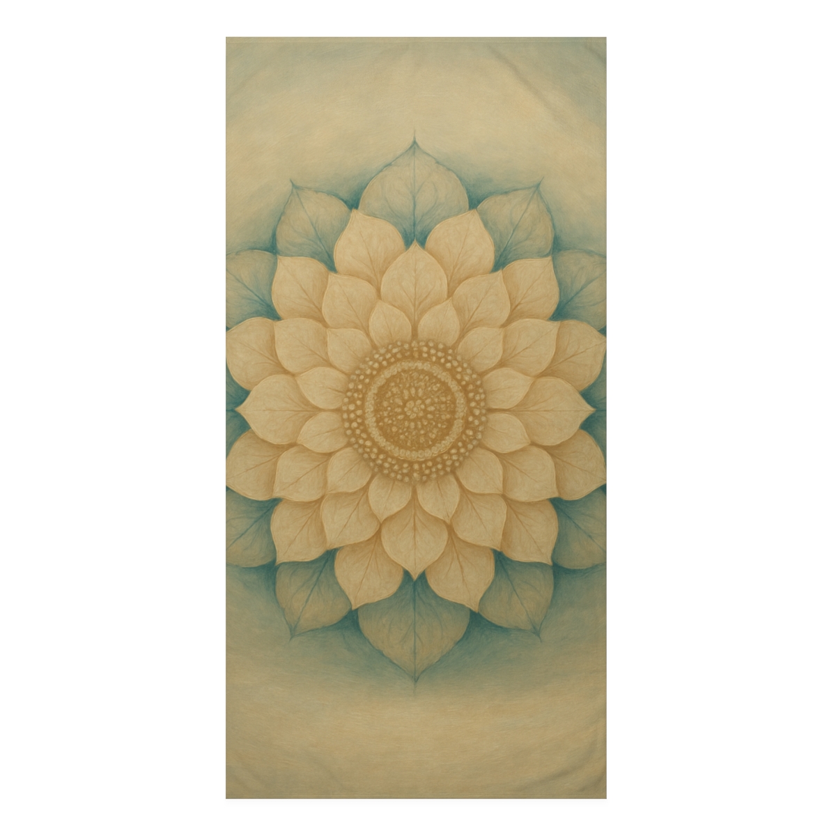 Petal Radiant Mandala soft cotton towels